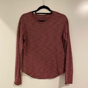 Lululemon Red Long Sleeve